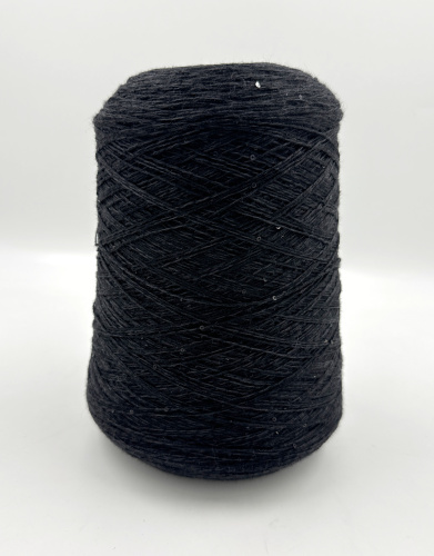 Пряжа Merino Paillettes, Italia, меринос, цвет антрацит